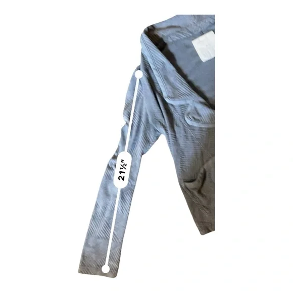 Free People Gray soft Blazer with Draped Collar. Zig zag pattern - Picture 6 of 7